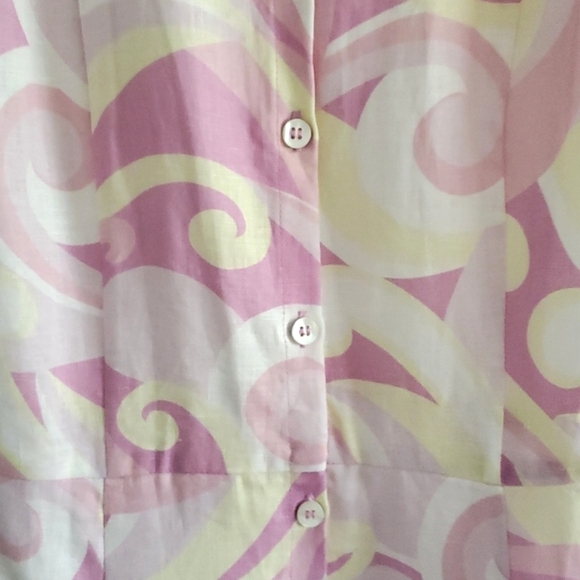 New! Hill House Home The Lily Dress in pink swirl size xxs - Picture 7 of 9